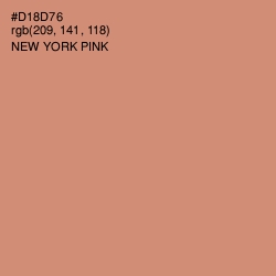 #D18D76 - New York Pink Color Image